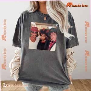 Hook (1991) Behind The Scenes Robin Williams, Dustin Hoffman Graphic Unisex T-shirt, Classic Men Shirt a