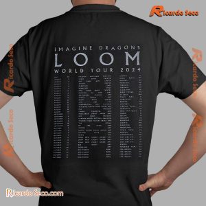 Imagine Dragons Loom World Tour 2024 Graphic Unisex T-shirt, Classic Men Shirt b