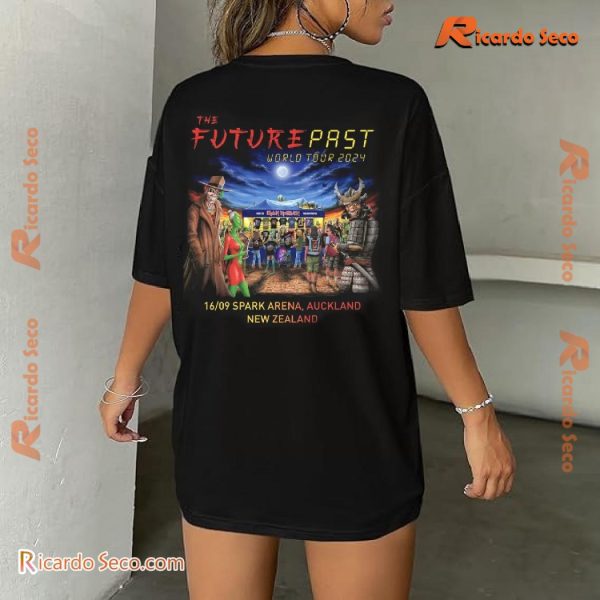 Iron Maiden The Future Past 2024 Tour New Zealand Graphic Unisex Tee, Classic Men Shirt