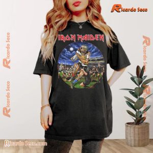 Iron Maiden The Future Past 2024 Tour New Zealand Graphic Unisex Tee, Classic Men Shirt b