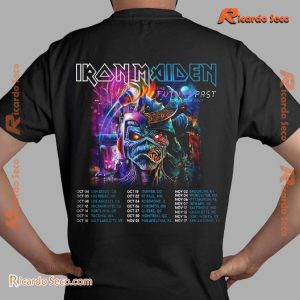 Iron Maiden The Future Past World Tour 2024 Concert T-shirt, Gift For Music Fan, Classic Men Shirt a