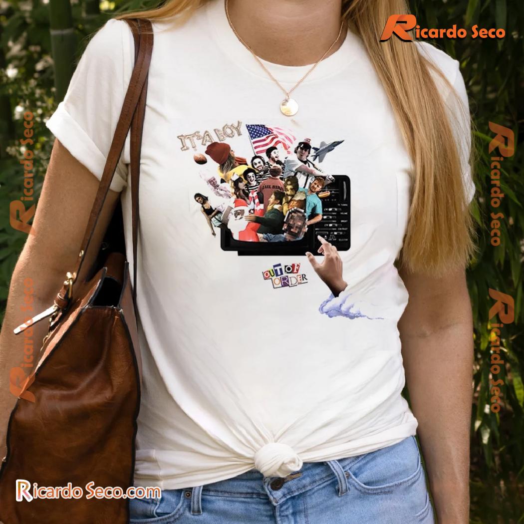 It's A Boy Out Of Order Collage Graphic Unisex T-shirt, Classic Men Shirt It's A Boy Out Of Order Collage Graphic Unisex T-shirt, Classic Men Shirt