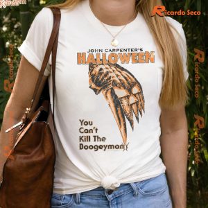 John Carpenter's Halloween  Poster  You Can't Kill The Boogeyman Graphic Unisex T-shirt, Classic Men Shirt