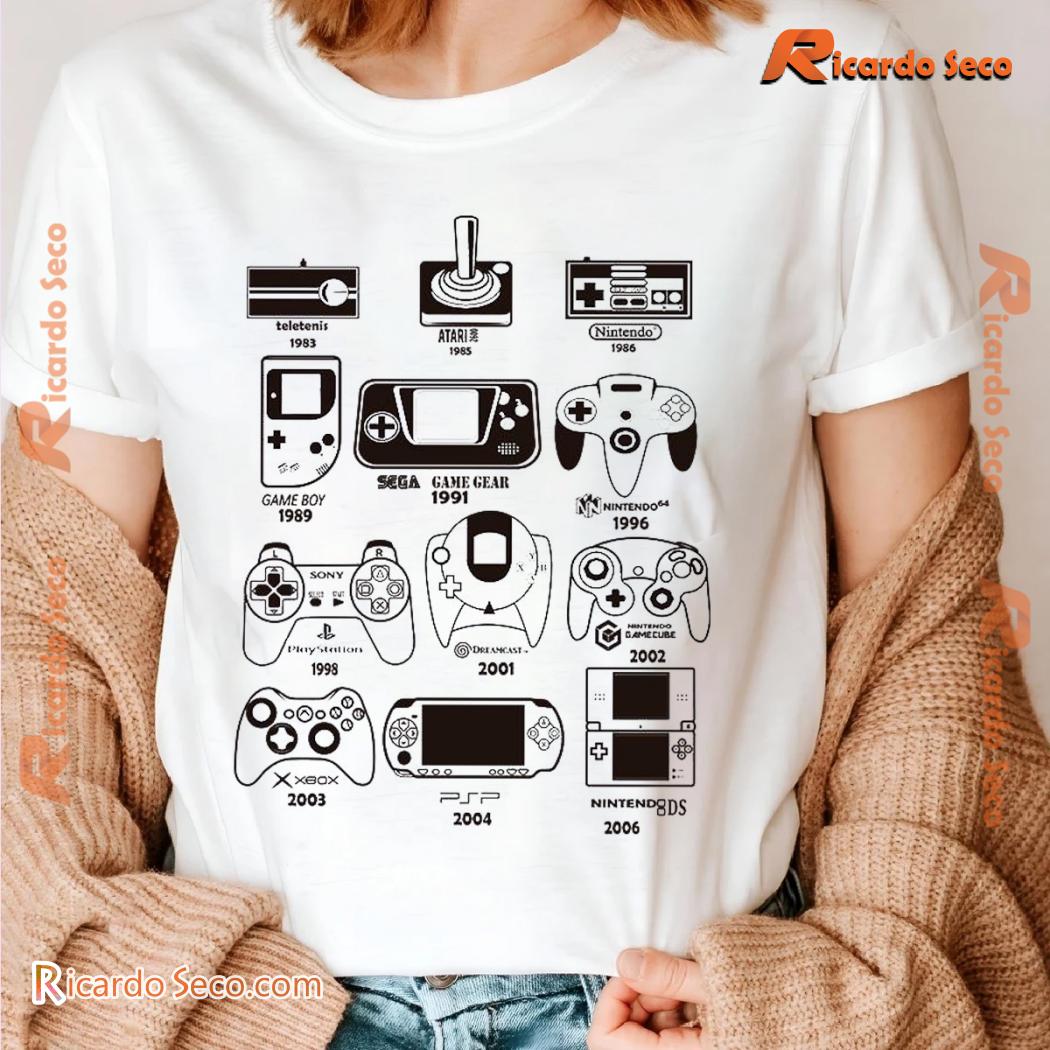 Joystick Evolution Handheld Game Console Graphic Unisex Tee, Shirt For Gamer, Classic Men Shirt a Joystick Evolution Handheld Game Console Graphic Unisex Tee, Shirt For Gamer, Classic Men Shirt a