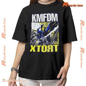 KMFDM Xtort Son Of A Gun Graphic Unisex T-shirt, Classic Men Shirt