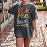 Kamala Harris 2024 Madam President Printed Unisex Tee, Comfort Colors, Classic Men Shirt