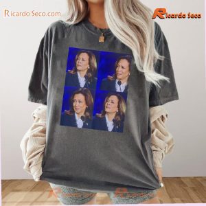 Kamala Harris - Trump Presidential Debate Harris's Expressions Graphic Unisex T-shirt, Classic Men Shirt a