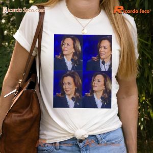 Kamala Harris - Trump Presidential Debate Harris's Expressions Graphic Unisex T-shirt, Classic Men Shirt b