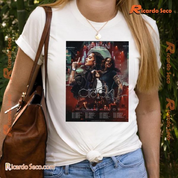 Kehlani Crash Paris Album World Tour 2024 Gift For Music Fan Graphic Unisex T-shirt, Classic Men Shirt