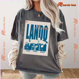 Lando Norris Landmark, Statement, Domination Graphic Unisex T-shirt, Classic Men Shirt b