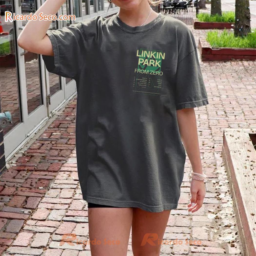 Linkin Park From Zero Photo Collage Graphic Unisex Two Sides Shirt, Classic Men Shirt a Linkin Park From Zero Photo Collage Graphic Unisex Two Sides Shirt, Classic Men Shirt a