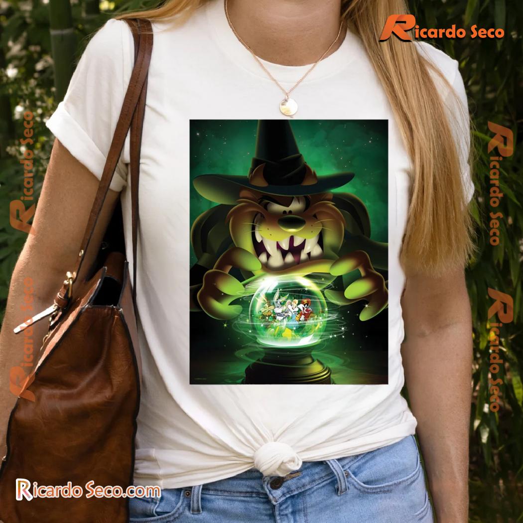 Looney Tunes X The Wizard Of Oz Crystal Ball Gift For Fan Unisex Tee, Classic Men Shirt a Looney Tunes X The Wizard Of Oz Crystal Ball Gift For Fan Unisex Tee, Classic Men Shirt a