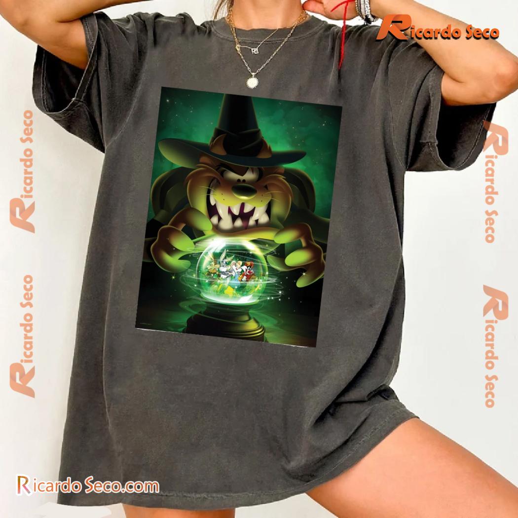 Looney Tunes X The Wizard Of Oz Crystal Ball Gift For Fan Unisex Tee, Classic Men Shirt Looney Tunes X The Wizard Of Oz Crystal Ball Gift For Fan Unisex Tee, Classic Men Shirt