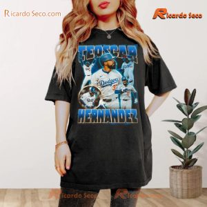 MLB Los Angeles Dodgers Teoscar Hernandez Gift For Fan Graphic Unisex Shirt, Classic Men Shirt a