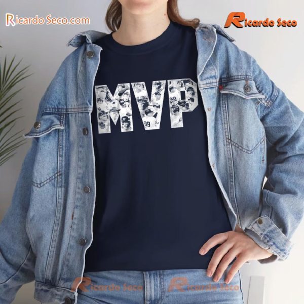 MLB New York Yankees "MVP" Graphic Unisex T-shirt, Classic Men Shirt a