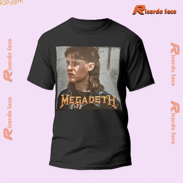 Megadeth X Terminator 2 Graphic Unisex T-shirt, Classic Men Shirt