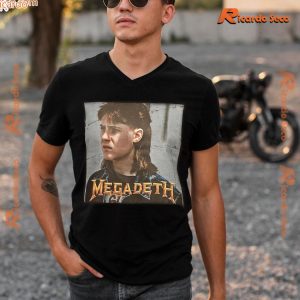 Megadeth X Terminator 2 Graphic Unisex T-shirt, Classic Men Shirt a