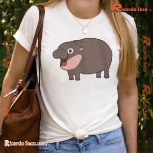 Moo Deng Hippo Cute Funny Graphic Unisex Tee, Classic Men Shirt