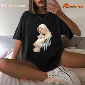 Mother Mary Moo Deng Funny Tee, Classic Men Shirt, V-neck Ladies