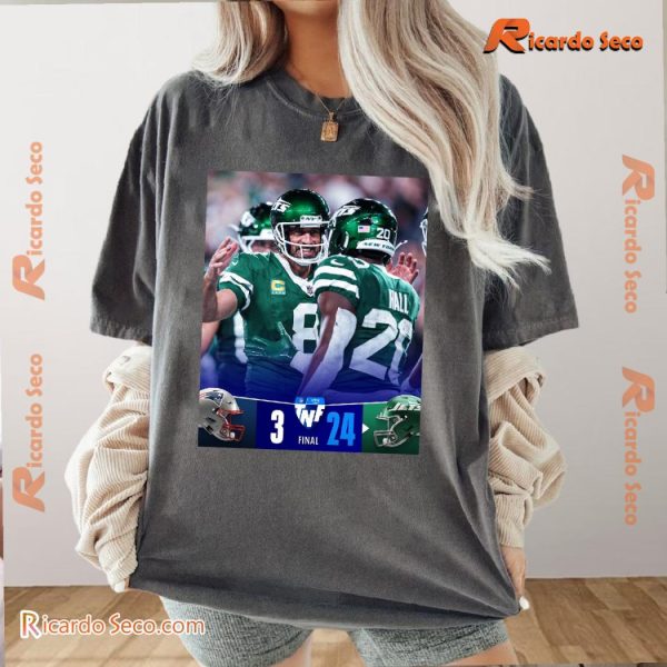 NFL New York Jets Aaron Rodgers Leads The New York Jets To A Prime Time Win On TNF Graphic Unsiex T-shirt, Classic Men Shirt