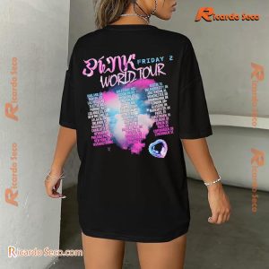 Nicki Minaj Pink Friday 2 World Tour High Heels On My Tippies Graphic Unisex T-shirt, Classic Men Shirt a