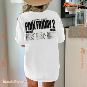 Nicki Minaj Present Pink Friday 2 World Tour 2024 Graphic Unisex T-shirt, Classic Men Shirt a