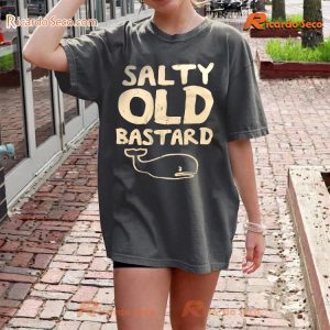 Old Salty Bastard Dolphin Vintage Unisex Tee, Classic Men Shirt