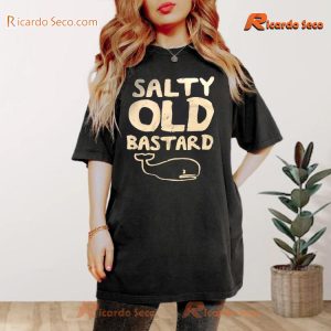 Old Salty Bastard Dolphin Vintage Unisex Tee, Classic Men Shirt a