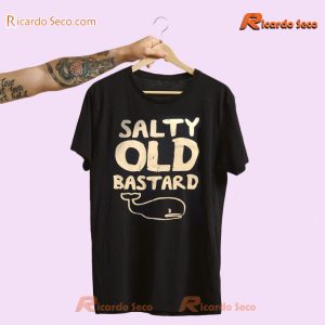 Old Salty Bastard Dolphin Vintage Unisex Tee, Classic Men Shirt b