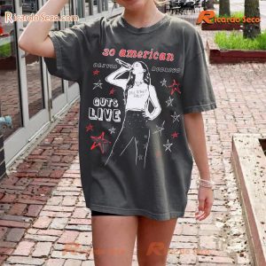 Olivia Rodrigo So American Guts Live Gift For Fan Graphic Unisex T-shirt