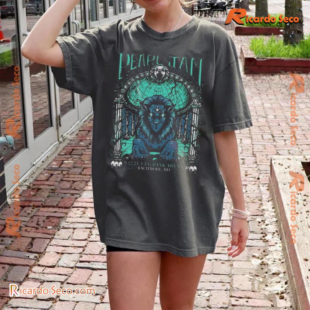 Pearl Jam 9.12.24 Cfg Bank Arena Baltimore Gift For Fan Unisex T-shirt, Classic Men Shirt a Pearl Jam 9.12.24 Cfg Bank Arena Baltimore Gift For Fan Unisex T-shirt, Classic Men Shirt a