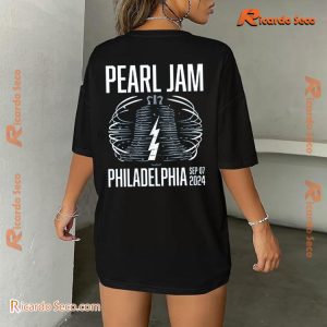 Pearl Jam Dark Matter World Tour At Event Tee Wells Fargo Center Philadelphia 2024 Graphic Unisex T-shirt, Classic Men Shirt a