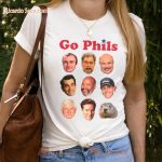 Philadelphia Phillies coach Go Phils big head graphic unisex t-shirt, gift for fan classic men shirt Philadelphia Phillies coach Go Phils big head graphic unisex t-shirt, gift for fan classic men shirt