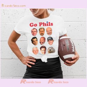 Philadelphia Phillies coach Go Phils big head graphic unisex t-shirt, gift for fan classic men shirt a