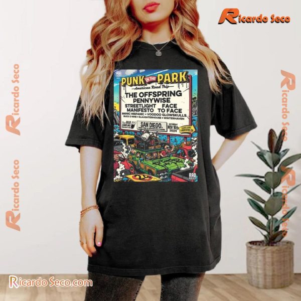 Punk In The Park September 16, 2024 Snapdragon Stadium, San Diego, Ca Poster Graphic Unisex Tee, Gift For Music Fan , Classic Men Shirt