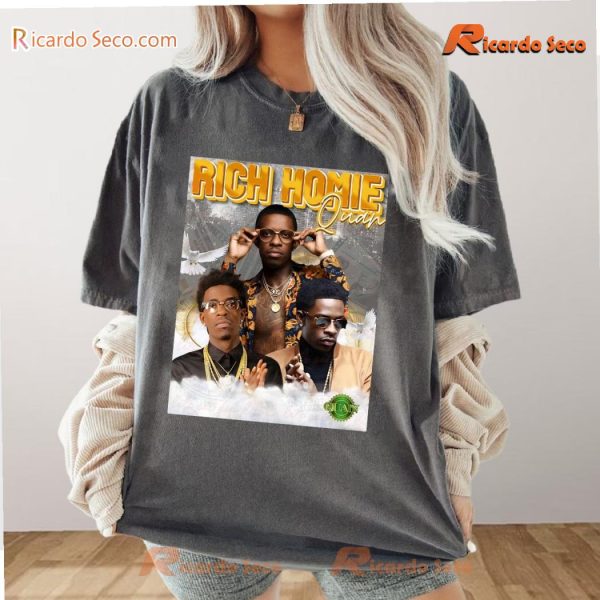 RIP Rich Homie Quan Graphic Unisex T-shirt, Classic Men Shirt