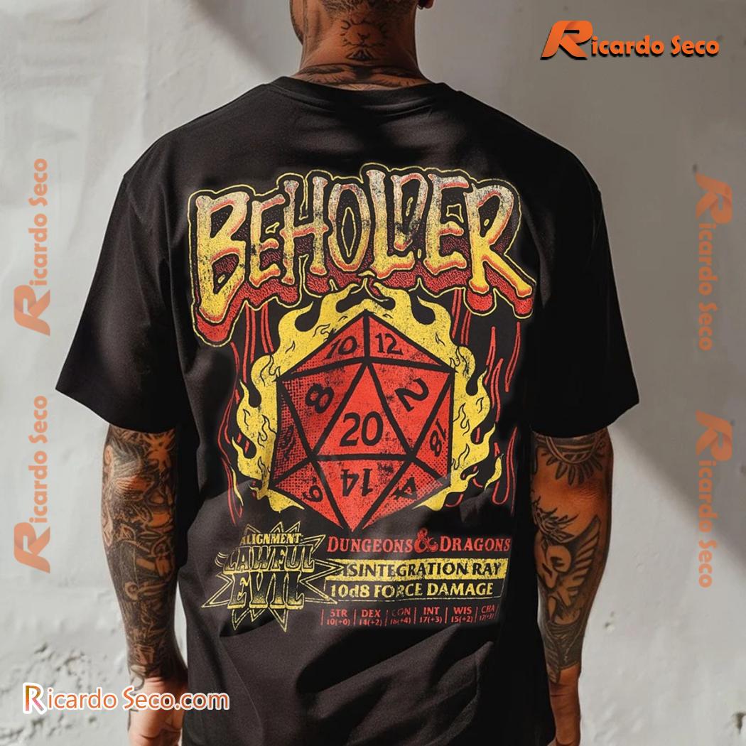 Rats Get Fat X Dungeons And Dragons Beholder Gift For Gamers, Graphic Unisex T-shirt, Classic Men Shirt x