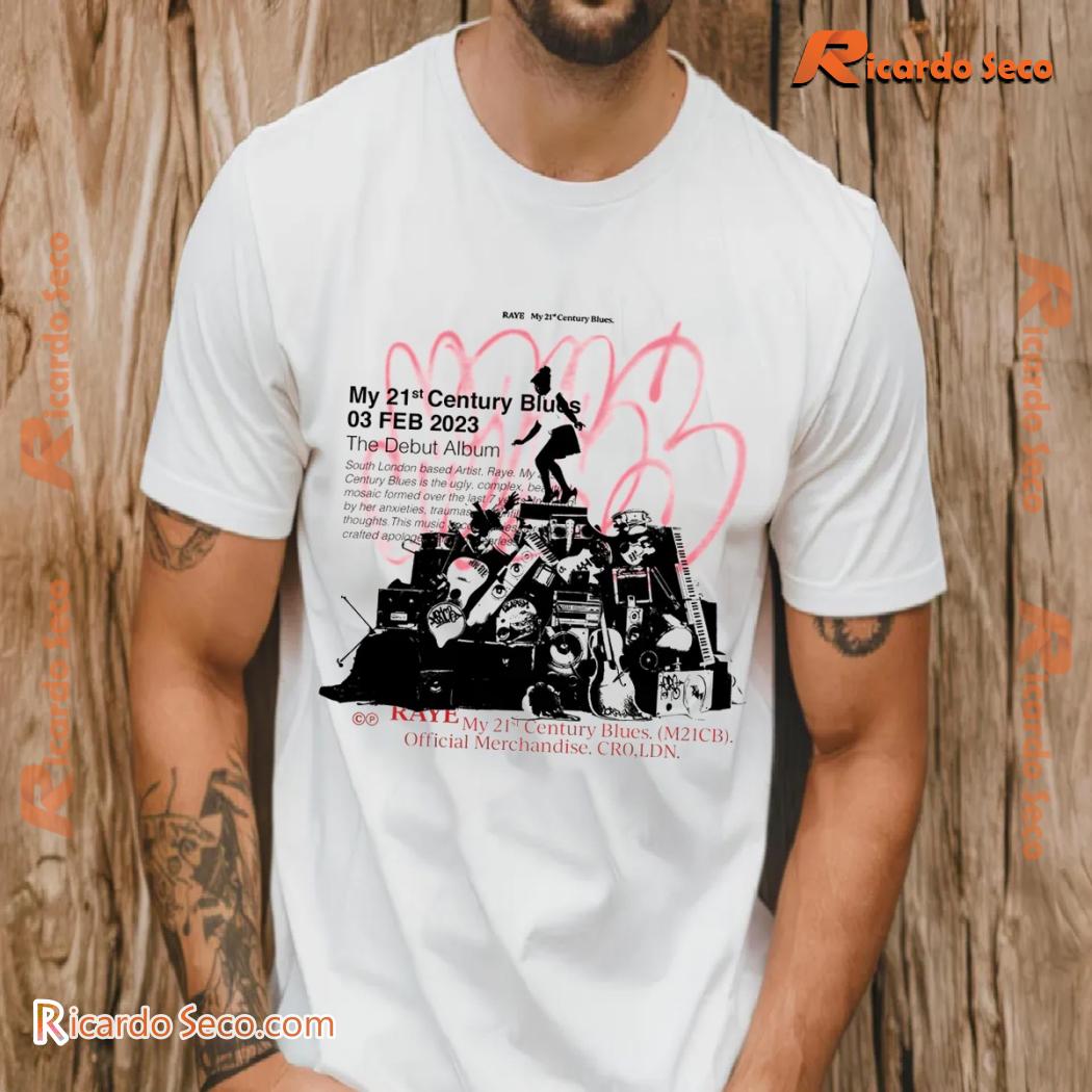 Raye My 21st" Century Blues 03 Feb 2023 The Debut Album Gift For Music Fan, Graphic Unisex T-shirt, Classic Men Shirt b Raye My 21st" Century Blues 03 Feb 2023 The Debut Album Gift For Music Fan, Graphic Unisex T-shirt, Classic Men Shirt b