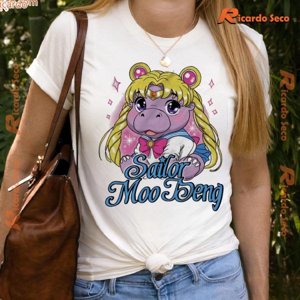 Sailor Moo Dang Hippo Cute Graphic Unisex T-shirt, Classic Men Shirt