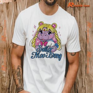 Sailor Moo Dang Hippo Cute Graphic Unisex T-shirt, Classic Men Shirt b