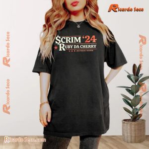 Scrim'24 Ruby Da Cherry Southside Suicide Make America Grey Again Graphic Unisex T-shirt, Classic Men Shirt a