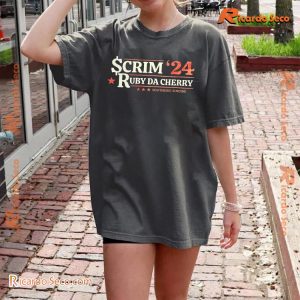 Scrim'24 Ruby Da Cherry Southside Suicide Make America Grey Again Graphic Unisex T-shirt, Classic Men Shirt c