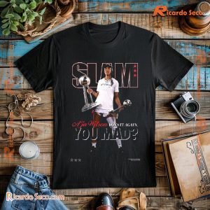 Slam A'ja Wilson Does It Again You Mad Gift For Fan Graphic Tee, Classic Men Shirt b