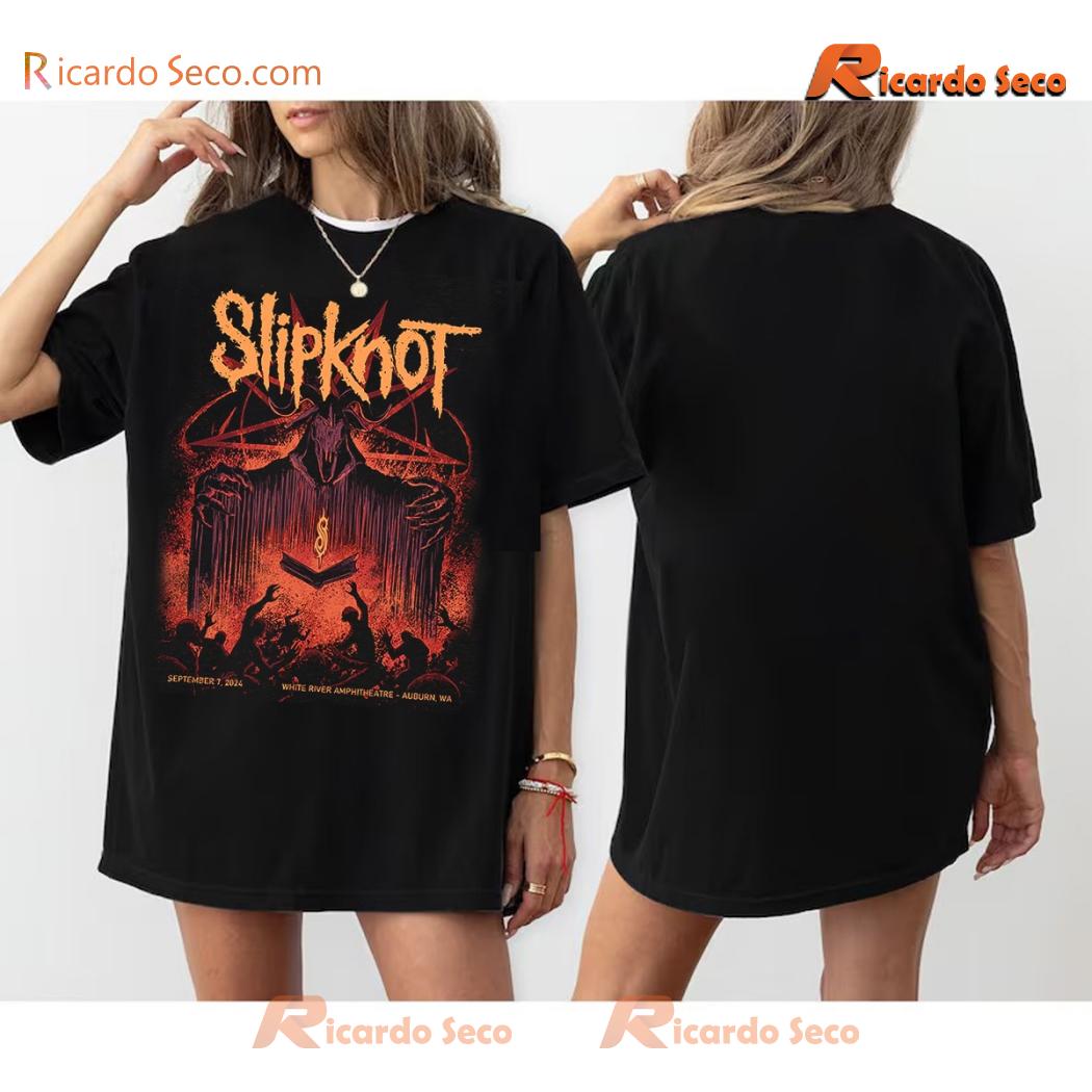 Slip Knot 2024 Tour Auburn Vintage Comfort Colors Unisex T-shirt, Classic Men Shirt a