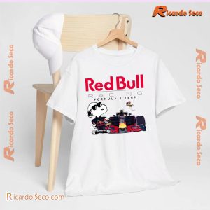 Snoopy Dog X F1 Racing Red Bull Racing Formula 1 Team Gift For Fan Unisex Tee, Classic Men Shirt a