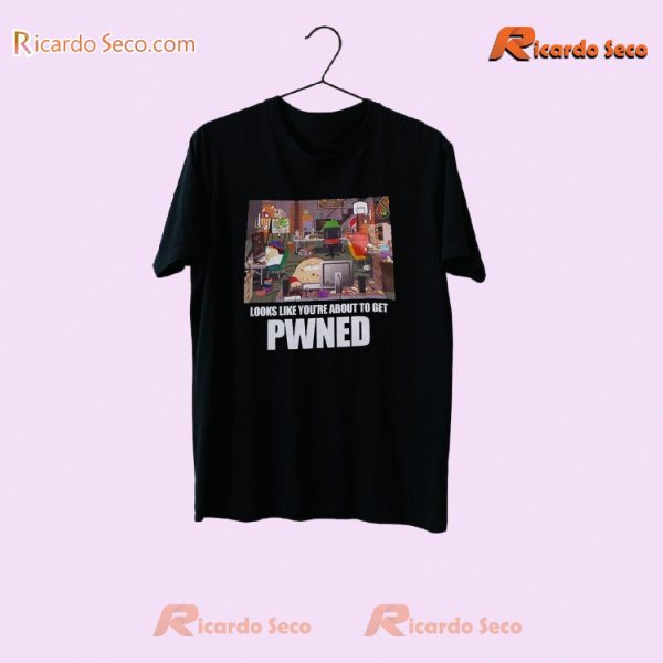 South Park Looks Like You're About To Get PWNED Meme Graphic Unisex Shirt, Classic Men Shirt