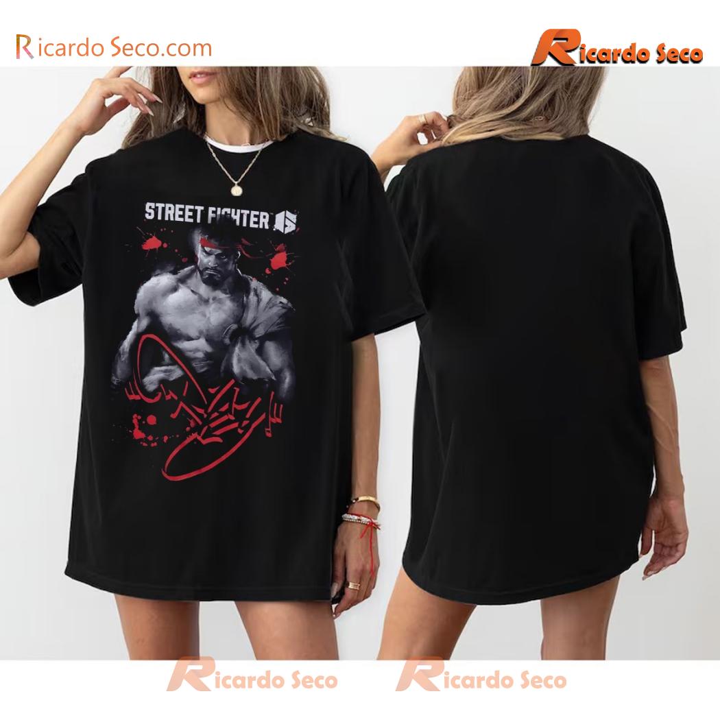 Street Fighter 6 Ryu Gift For Fan Graphic Unisex T-shirt, Classic Men Shirt a Street Fighter 6 Ryu Gift For Fan Graphic Unisex T-shirt, Classic Men Shirt a