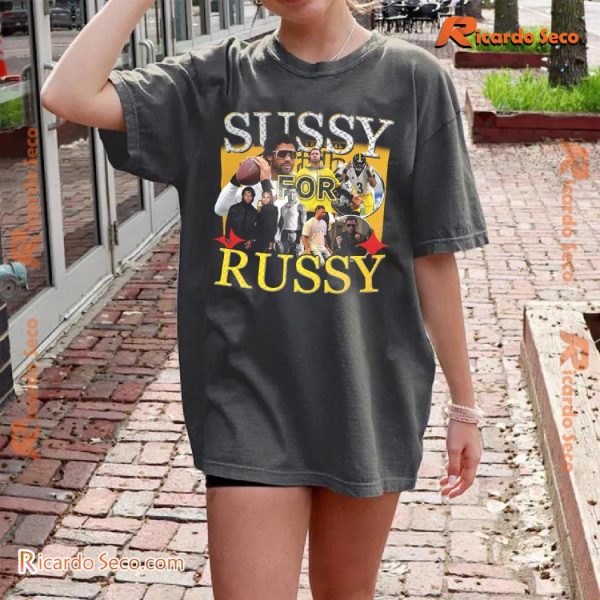 Sussy For Russy Graphic Unisex T-shirt, Classic Men Shirt