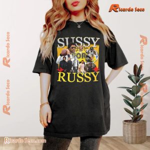 Sussy For Russy Graphic Unisex T-shirt, Classic Men Shirt a