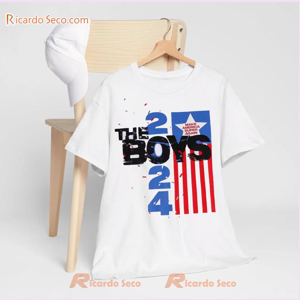 The Boys 2024 Make America Super Again Graphic Unisex T-shirt, V-neck Guys, Classic Men Shirt, Hoodie, Long Sleeve a The Boys 2024 Make America Super Again Graphic Unisex T-shirt, V-neck Guys, Classic Men Shirt, Hoodie, Long Sleeve a